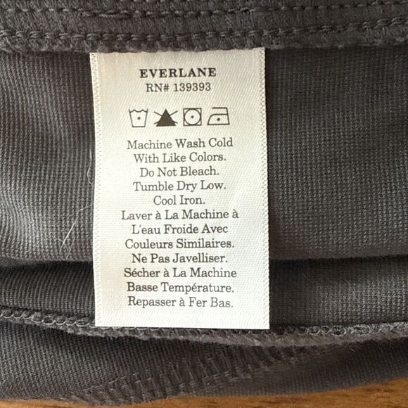EVERLANE Size XS The Dream Pant Dark Gray Women's Elastic Waist Drawstring - Picture 5 of 9